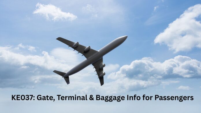 ke037 flight status