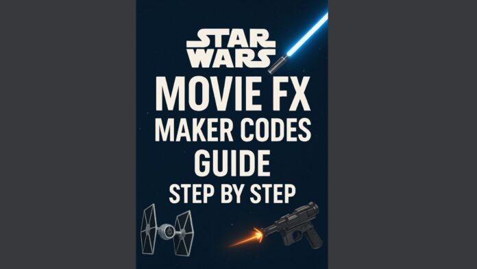 Star Wars Movie FX Maker Codes